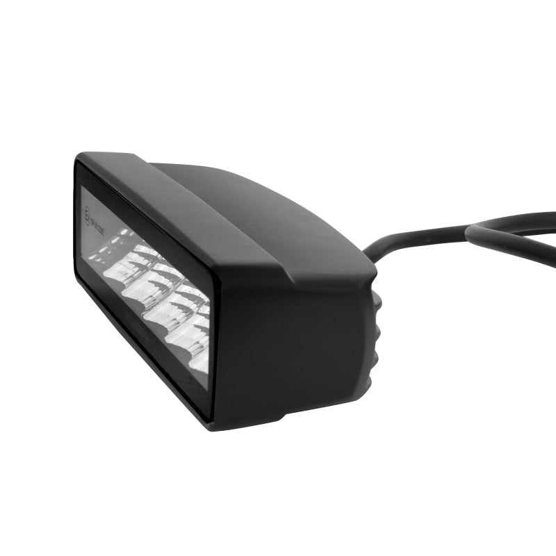 Load image into Gallery viewer, Go Rhino Xplor Blackout Series Sixline LED Flood Light Kit (Surface/Threaded Stud Mnt) - Blk (Pair)
