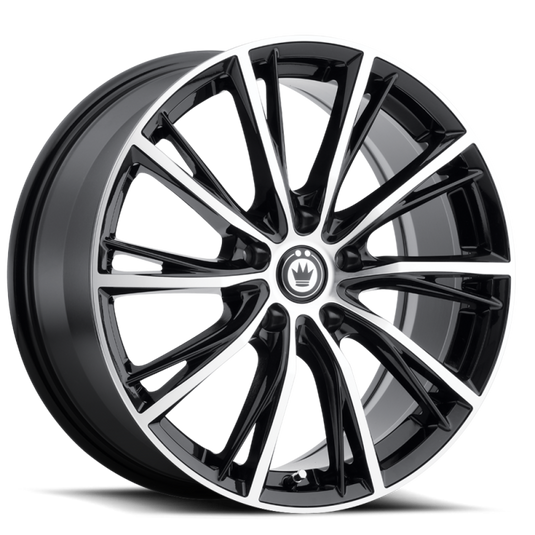 Konig Impression 17x7.5 5x120 ET40 Gloss Black w/ Machined Face