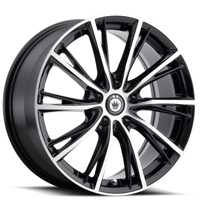 Konig Impression 18x8 5x112 ET45 Gloss Black w/ Machined Face