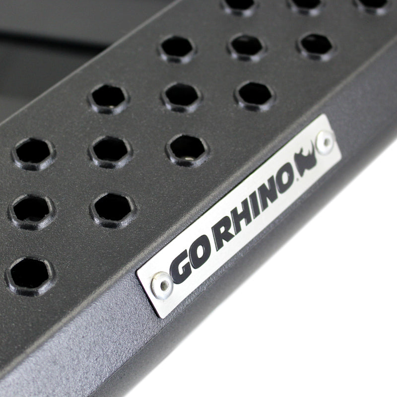 Load image into Gallery viewer, Go Rhino RC3 LR Bull Bar Light-Ready Skid Plate (Front Guard ONLY No Lights/Brackets) - Tex. Blk
