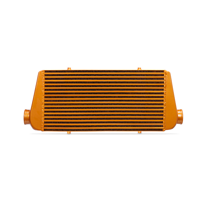 Load image into Gallery viewer, Mishimoto Universal Gold R Line Intercooler Overall Size: 31x12x4 Core Size: 24x12x4 Inlet / Outlet
