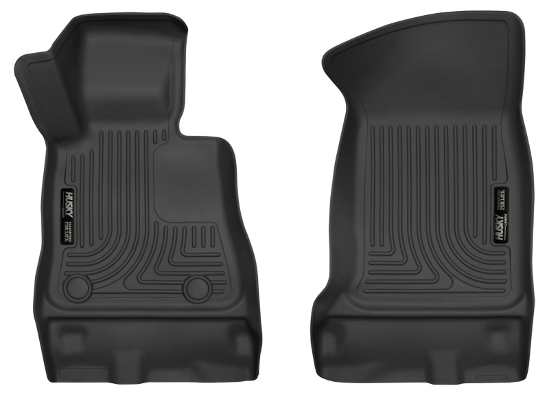 Load image into Gallery viewer, Husky Liners 2016+ Chevrolet Camaro X-Act Contour Black Front Floor Liners
