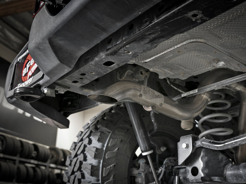 Load image into Gallery viewer, aFe MACH Force-Xp 2.5in 409SS Axle-Back Hi-Tuck Exhaust System 18-20 Jeep Wrangler (JL) V6 3.6L
