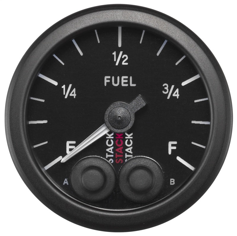 Load image into Gallery viewer, Autometer Stack 52mm 0-280 Ohm Programmable Pro-Control Fuel Level Gauge - Black
