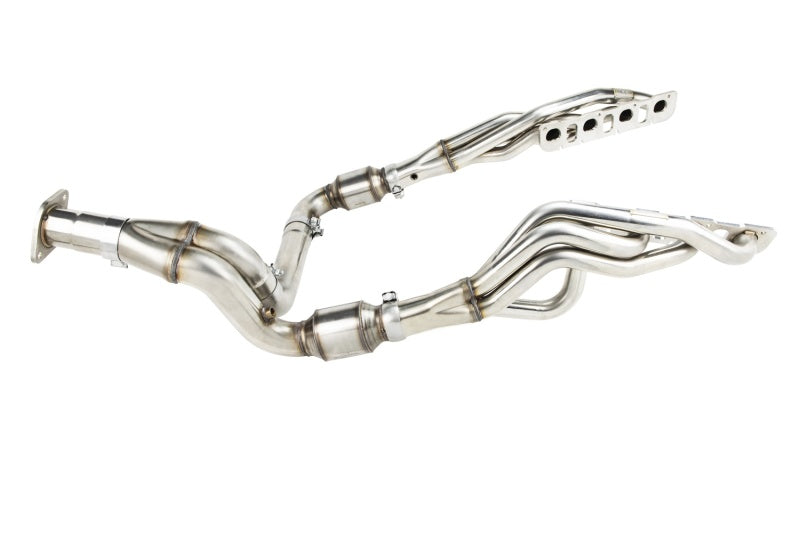 Load image into Gallery viewer, Kooks 19-20 Ram 1500 5.7L HEMI 1-7/8in x 3in SS Long Tube Headers w/ 3in x OEM GREEN Catted Y-Pipe
