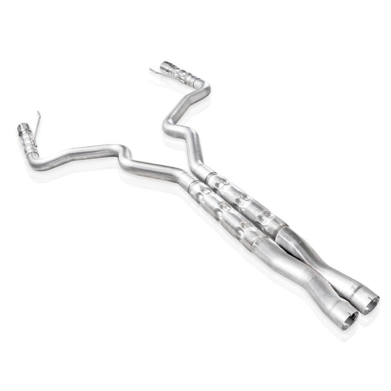 Load image into Gallery viewer, Stainless Works 2015-16 Mustang GT 3in Catback X-Pipe Retro Chambered Mufflers 2-1/2in Cores
