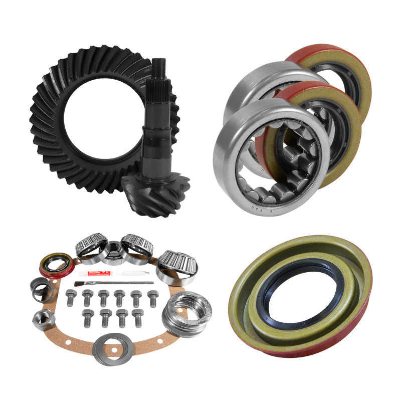 Load image into Gallery viewer, Yukon Gear 7.5in/7.625in GM 3.42 Rear Ring &amp; Pinion Install Kit 2.25in OD Axle Bearings

