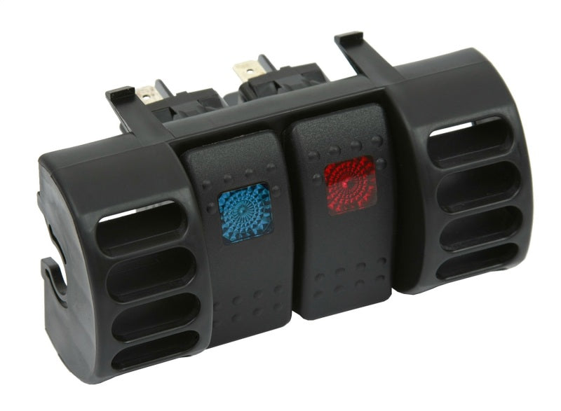 Load image into Gallery viewer, Daystar 1984-2001 Jeep Cherokee XJ 2WD/4WD - Air Vent Switch Panel (Includes Blue &amp; Red Switches)
