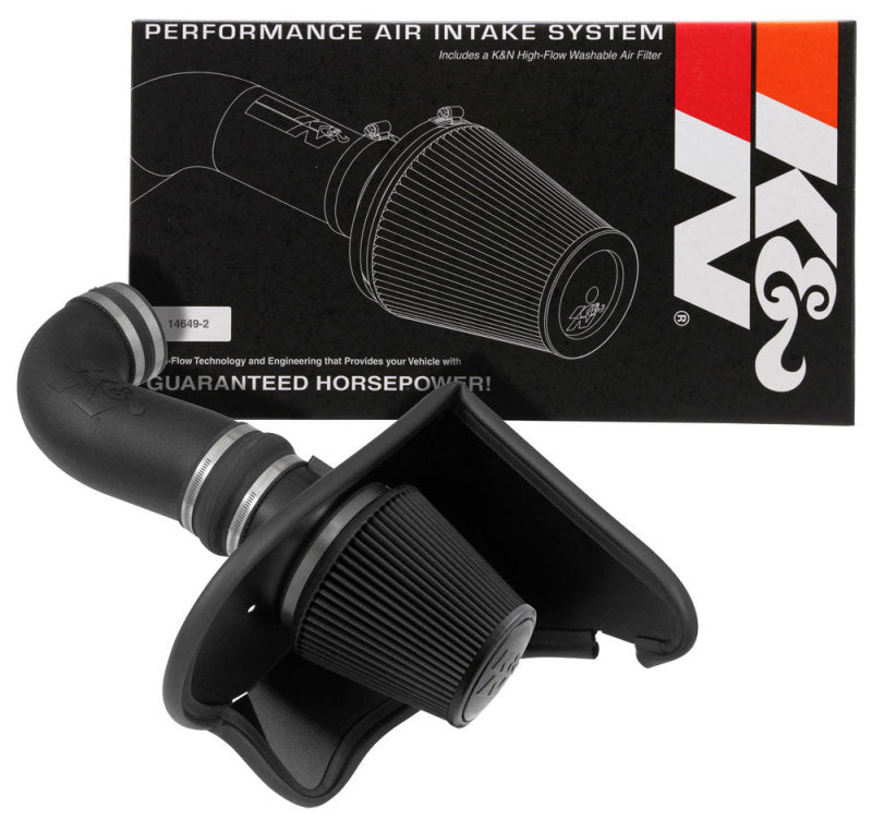 Load image into Gallery viewer, K&amp;N 16-23 Chevrolet Camaro SS 6.2L V8 F/I DRYFLOW Performance Air Intake System
