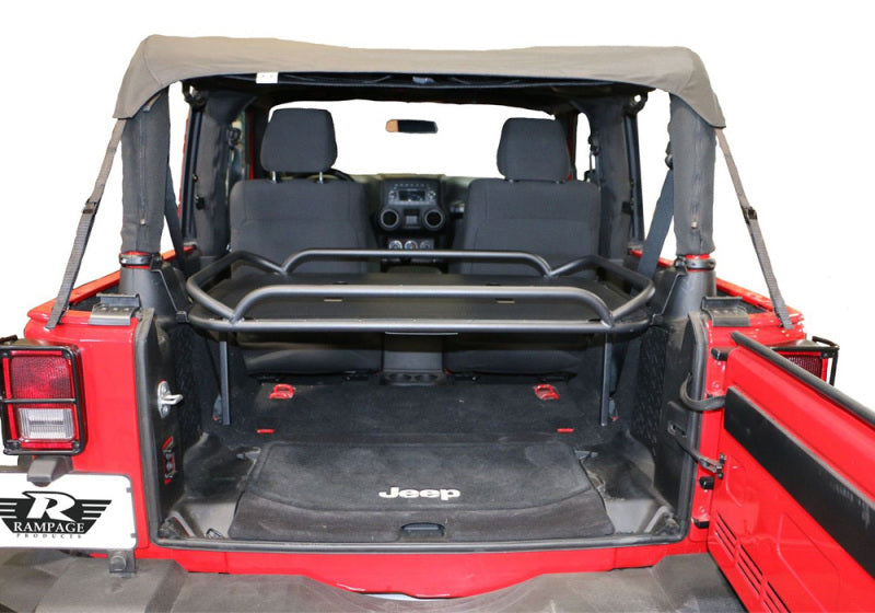 Load image into Gallery viewer, Rampage 2007-2018 Jeep Wrangler(JK) Rear Sport Rack - Black
