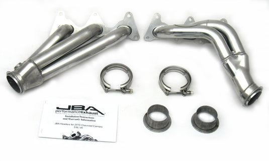 JBA 10-11 Camaro 3.6L V6 1-5/8in Primary Silver Ctd Cat4Ward Header