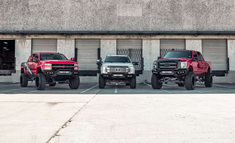 Load image into Gallery viewer, Road Armor 11-16 Ford F-250 SPARTAN Front Bumper Bolt-On Pre-Runner Guard - Tex Blk
