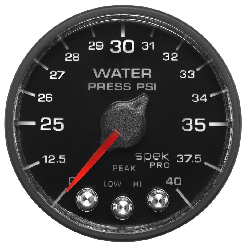 Load image into Gallery viewer, Autometer Spek-Pro - Nascar 2-1/16in Water Press 0- 40 psi Bfb
