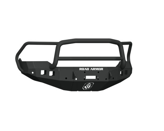 Road Armor 13-18 Ram 1500 Stealth Front Winch Bumper w/Lonestar Guard - Tex Blk
