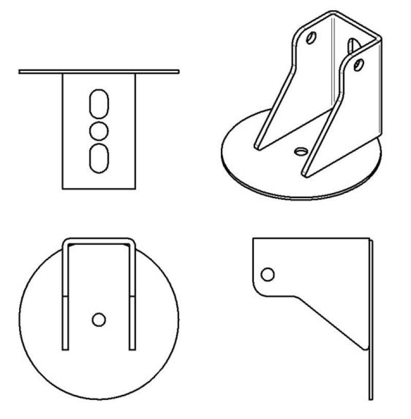 Load image into Gallery viewer, Ridetech Coilover Conversion to Air Spring Bracket
