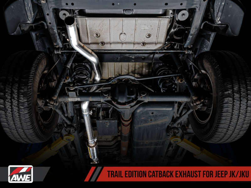 Load image into Gallery viewer, AWE Tuning 07-18 Jeep Wrangler JK/JKU 3.6L Trail Edition Cat-Back Exhaust
