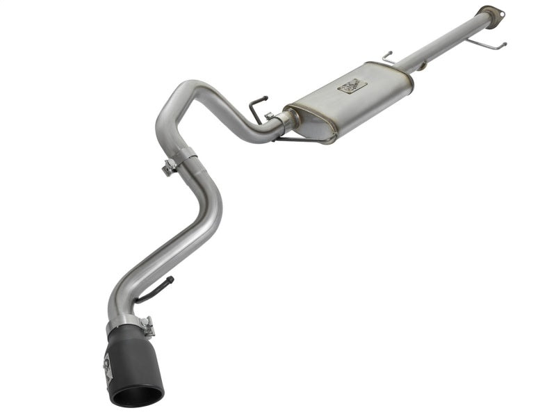 Load image into Gallery viewer, aFe MACH Force Xp 2.5in SS Cat-Back Single Side Exit Exhaust w/Black Tips 07-14 Toyota FJ Cruiser
