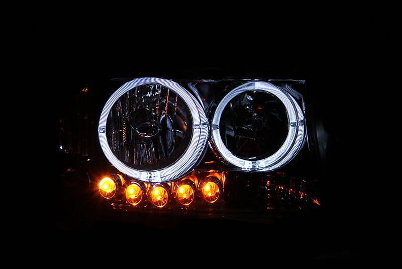 Load image into Gallery viewer, ANZO 1997-2004 Dodge Dakota Crystal Headlights Black 1pc
