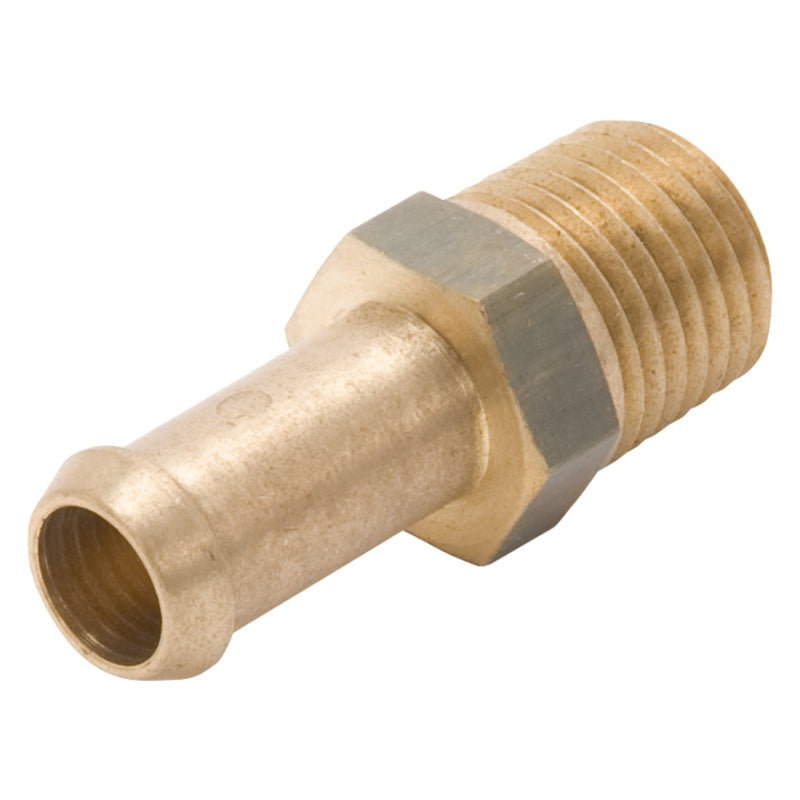 Load image into Gallery viewer, Edelbrock Fitting 1/4-18 NPT X 3/8In Single Barb Brass
