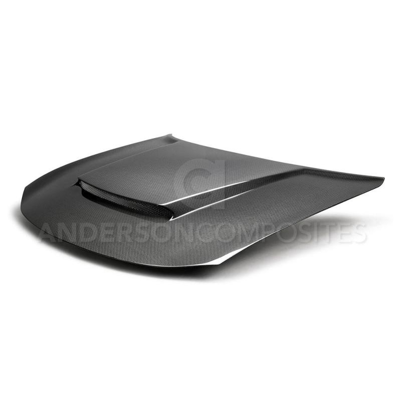 Load image into Gallery viewer, Anderson Composites 15-18 Dodge Charger Type DM (Demon Style) Carbon Fiber Hood
