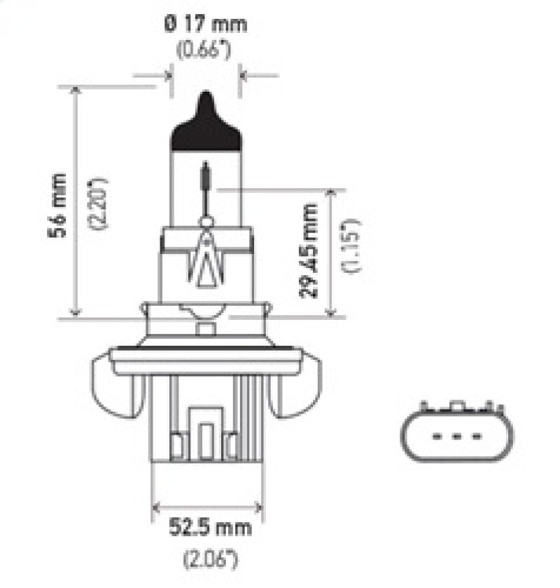 Load image into Gallery viewer, Hella Bulb H13 12V 60/55W P264T T4
