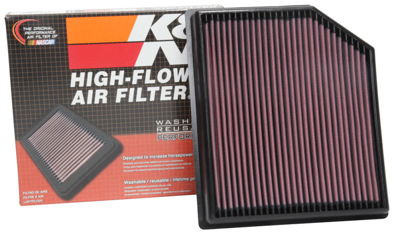 Load image into Gallery viewer, K&amp;N 2018 Jeep Grand Cherokee V8-6.2L F/I Replacement Drop In Air Filter
