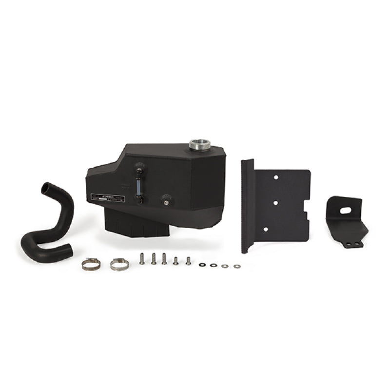 Load image into Gallery viewer, Mishimoto 08-10 Ford 6.4L Powerstroke Aluminum Degas Tank - Micro-Wrinkle Black
