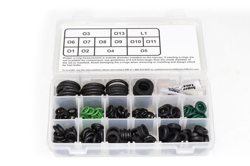 Load image into Gallery viewer, DeatschWerks Sport Compact / Euro Injector O-Ring Kit (230 Pieces)
