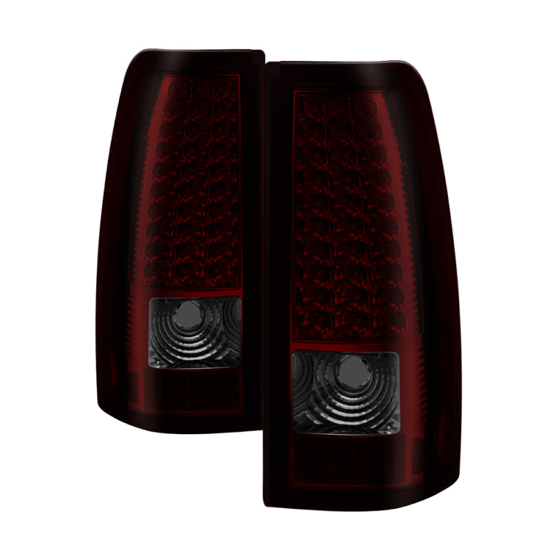 Load image into Gallery viewer, xTune Chevy Silverado 1500/2500/3500 99-02 LED Tail Lights Red Smoke ALT-ON-CS99-LED-RS

