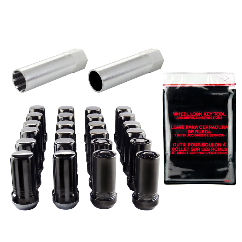 Load image into Gallery viewer, McGard SplineDrive Tuner 6 Lug Install Kit w/Locks &amp; Tool (Cone) M14X1.5 / 22mm Hex - Blk
