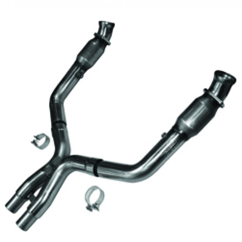 Load image into Gallery viewer, Kooks 11-14 Ford Mustang GT 5.0L 4V 3in x 2 3/4in OEM Cat X Pipe Kooks HDR Req
