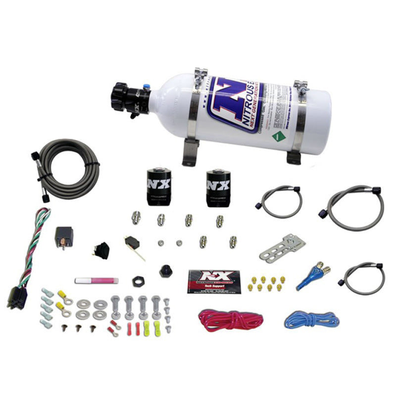 Load image into Gallery viewer, Nitrous Express Shark SHO 400 HP Single Nozzle Nitrous Kit w/5lb Bottle
