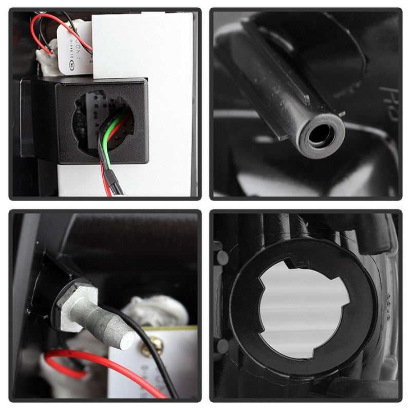 Load image into Gallery viewer, Spyder Ford F150 side 97-03/F250 Super Duty 99-07 LED Tail Lights Blk Smke ALT-YD-FF15097-LED-BSM
