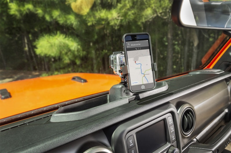 Load image into Gallery viewer, Rugged Ridge Dash Multi-Mount w/Phone Holder 18-20 Jeep JL/JT
