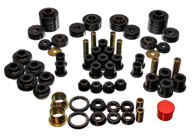 Load image into Gallery viewer, Energy Suspension 80-96 Ford F150 Std/Extra Cab Pickup Black Hyper-Flex Master Bushing Set

