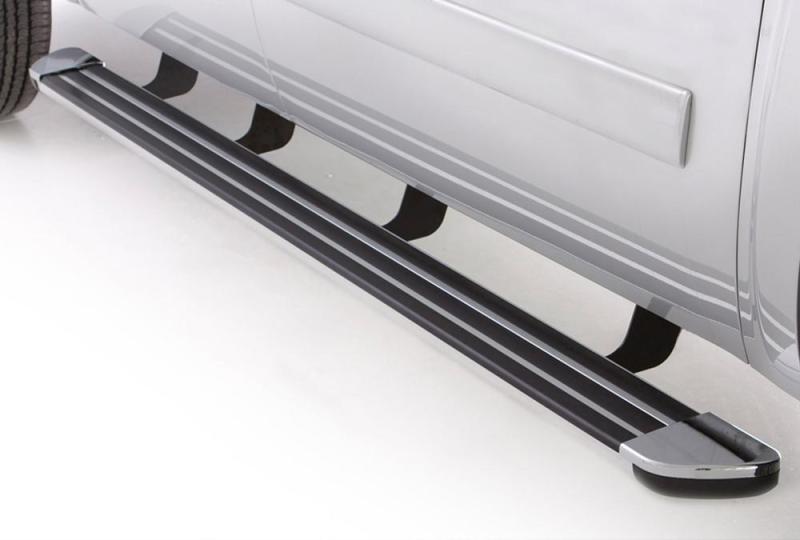 Load image into Gallery viewer, Lund 15-17 Chevy Silverado 2500 Ext. Cab (Diesel) Crossroads 80in. Running Board Kit - Chrome
