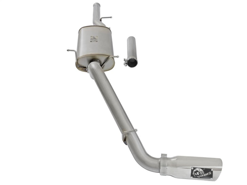 Load image into Gallery viewer, aFe MACHForce XP Exhausts Cat-Back Polished Tips 09-17 GM Silverado 1500 4.3/5.3L RegCab SB/LB

