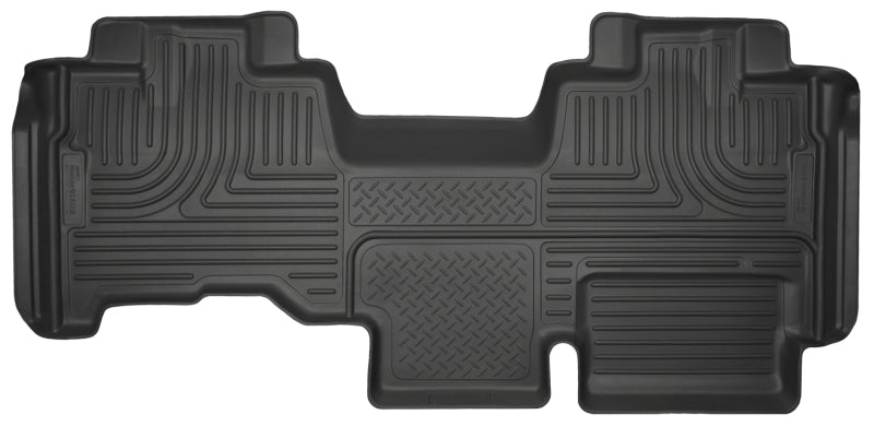Load image into Gallery viewer, Husky Liners 09-14 Ford F150 Ext Cab WeatherBeater Black 2nd Seat Floor Liners
