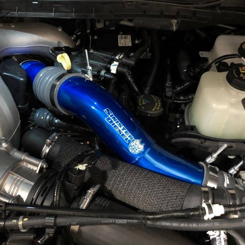 Load image into Gallery viewer, Sinister Diesel 2011+ Ford Powerstroke 6.7L Hot Side Charge Pipe
