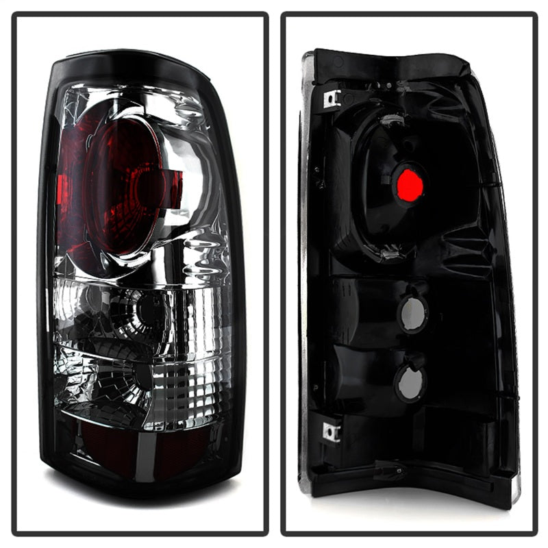 Load image into Gallery viewer, Spyder Chevy Silverado 1500/2500 99-02 (Not Stepside) Euro Style Tail Lights Smke ALT-YD-CS99-SM

