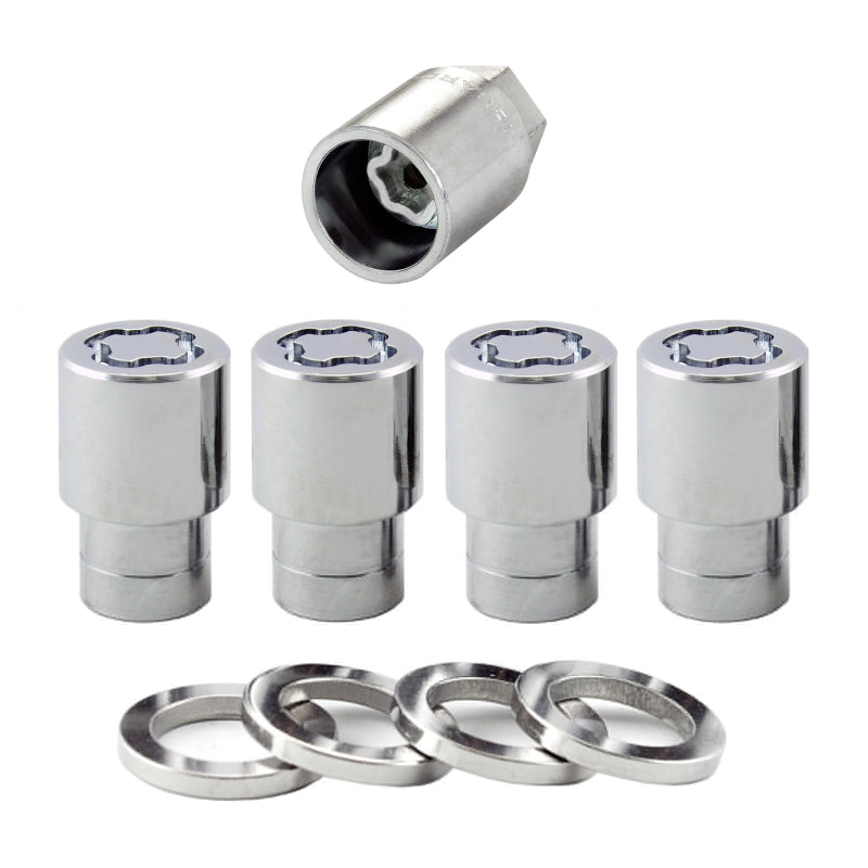 Load image into Gallery viewer, McGard Wheel Lock Nut Set - 4pk. (Reg. Shank Seat) 1/2-20 / 13/16 Hex / 1.38in. Length - Chrome
