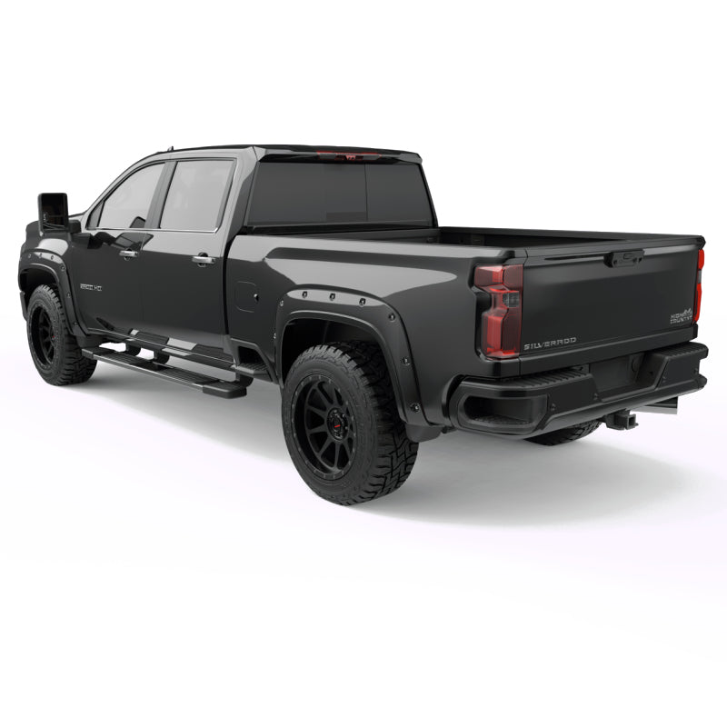 Load image into Gallery viewer, EGR 20-23 Chevrolet Silverado 2500Hd/3500Hd Traditional Bolt-On Look Fender Flares Black Set Of 4
