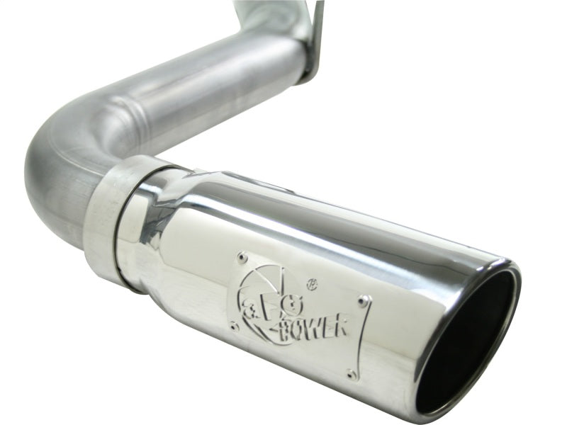 Load image into Gallery viewer, aFe MACHForce XP Exhaust Cat-Back 3in SS-409 w/ Polished Tip 97-03 Ford F-150 V8 4.6/5.4L
