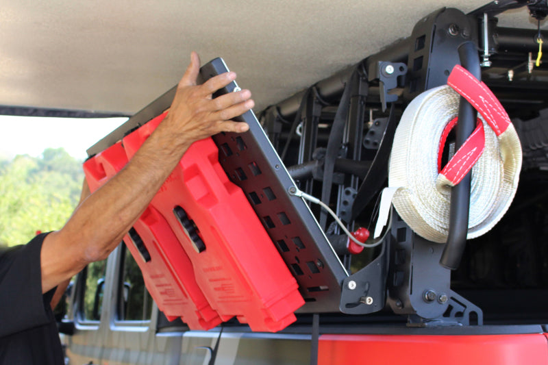 Load image into Gallery viewer, Go Rhino XRS Accessory Gear Table for Full-Sized Trucks (Mounts to 5952000T) - Tex. Blk
