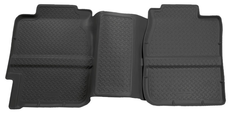 Load image into Gallery viewer, Husky Liners 99-06 Chevy Silverado/GMC Sierra (All Ext. Cab) Classic Style 2nd Row Black Floor Liner
