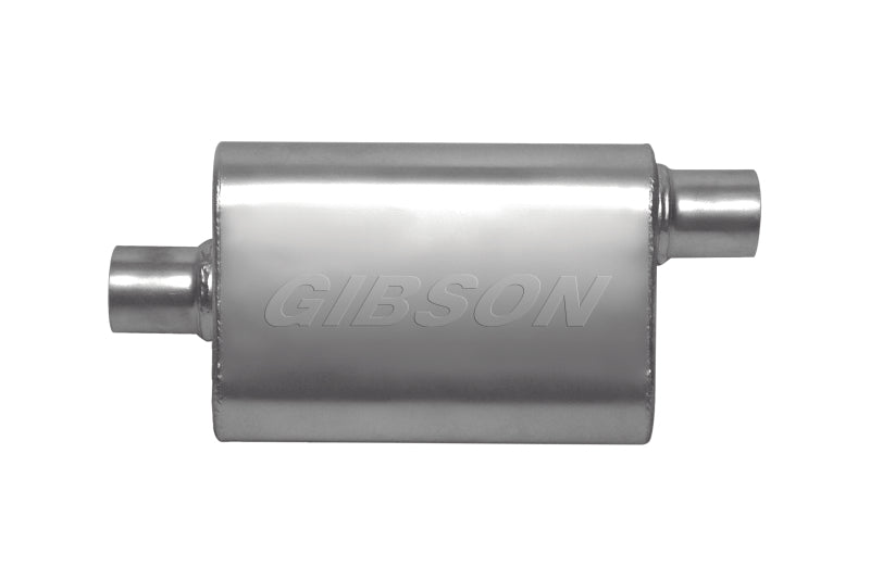 Load image into Gallery viewer, Gibson CFT Superflow Center/Offset Oval Muffler - 4x9x13in/3in Inlet/3in Outlet - Stainless
