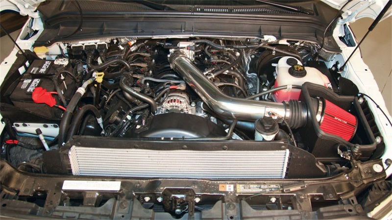 Load image into Gallery viewer, Spectre 11-14 Ford F250/350 V8-6.2L F/I Air Intake Kit - Polished w/Red Filter
