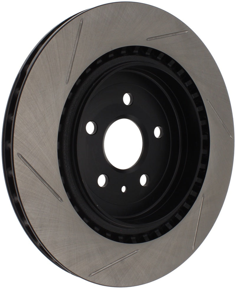 Load image into Gallery viewer, StopTech Power Slot 10 Camaro SS 8cyl Rear Left Slotted Rotor
