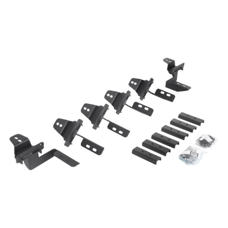 Load image into Gallery viewer, Go Rhino 07-18 Jeep Wrangler JKU 4DR Mounting Brackets (V-Series V3/RB10 Slim/RB20 Slim) - Tex. Blk
