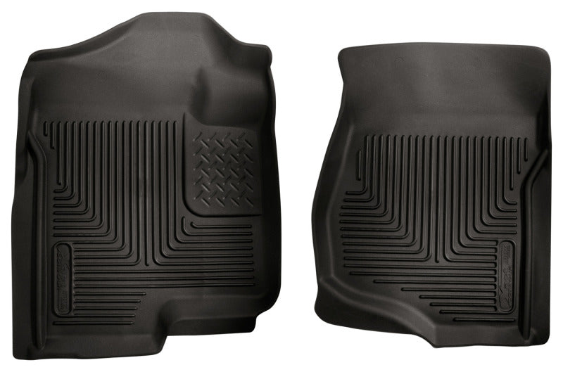 Load image into Gallery viewer, Husky Liners 07-12 GM Silverado/Tahoe/Suburban/Escalade X-Act Contour Black Floor Liners
